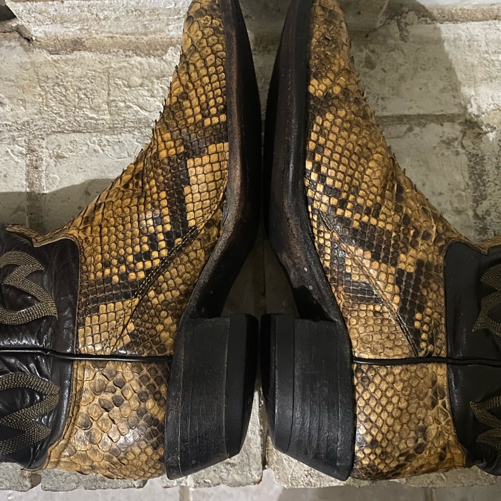 Tony Lama Python Boots Size 9d - image 7